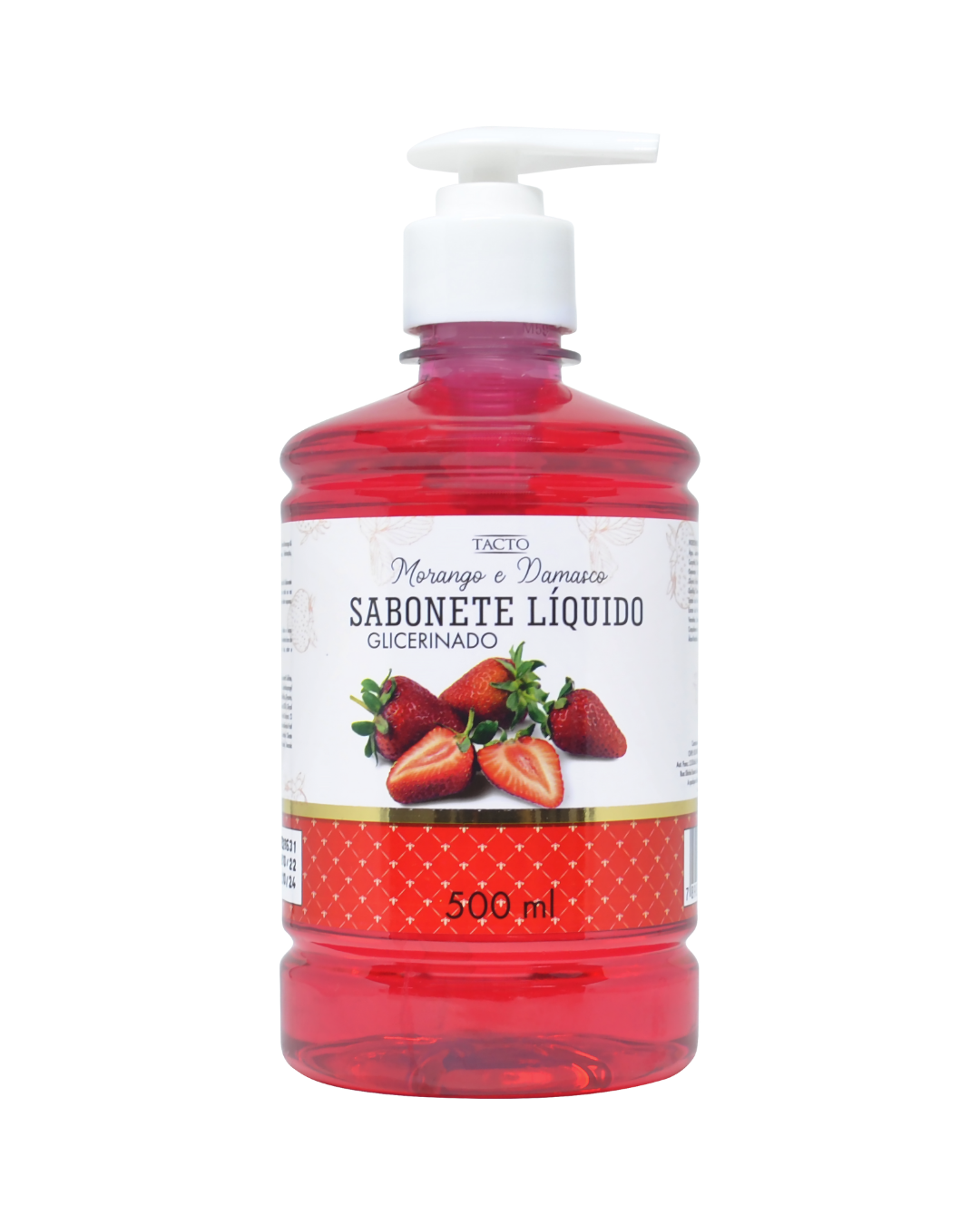 Sabonete Líquido Morango e Damasco 500ml
