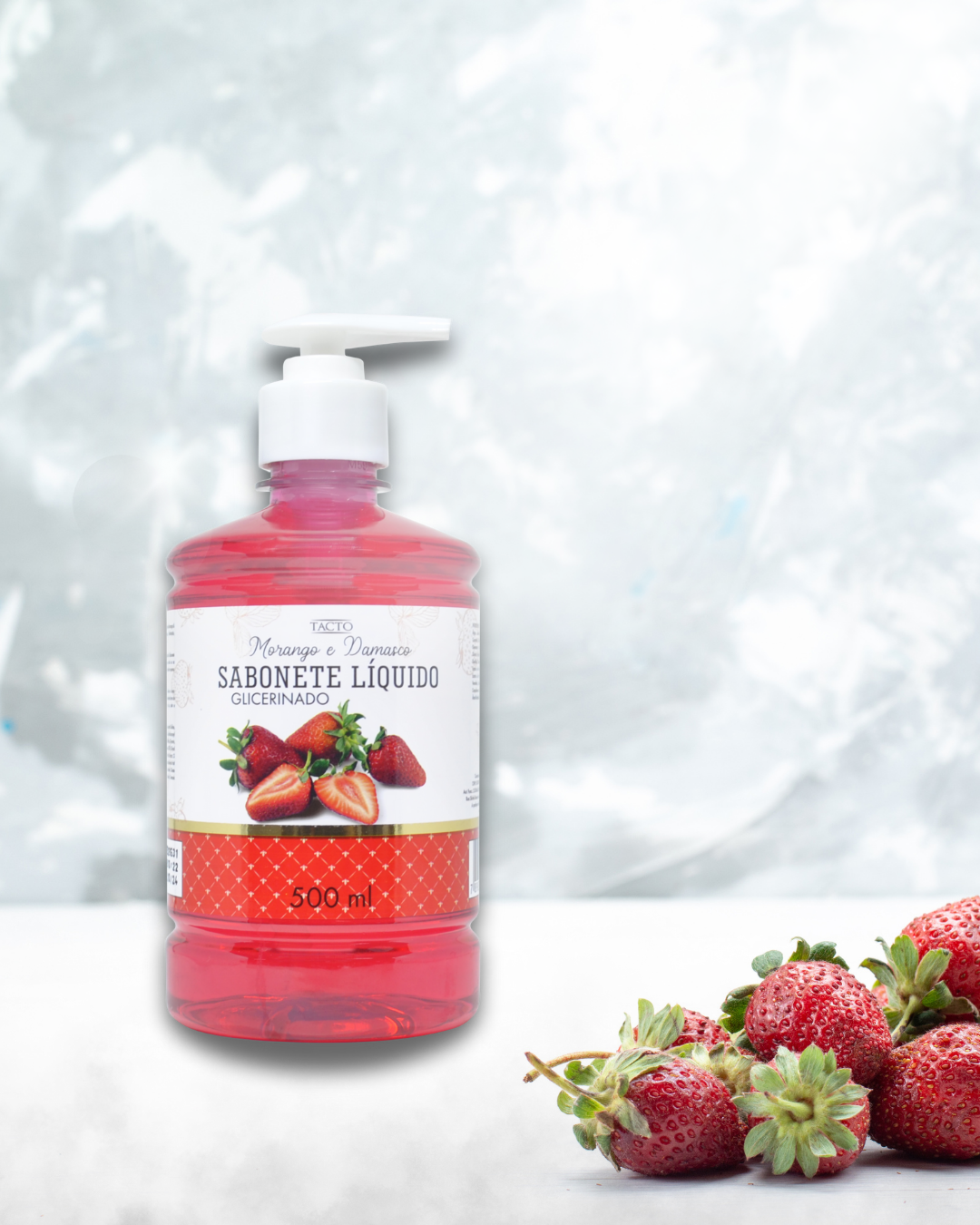 Sabonete Líquido Morango e Damasco 500ml