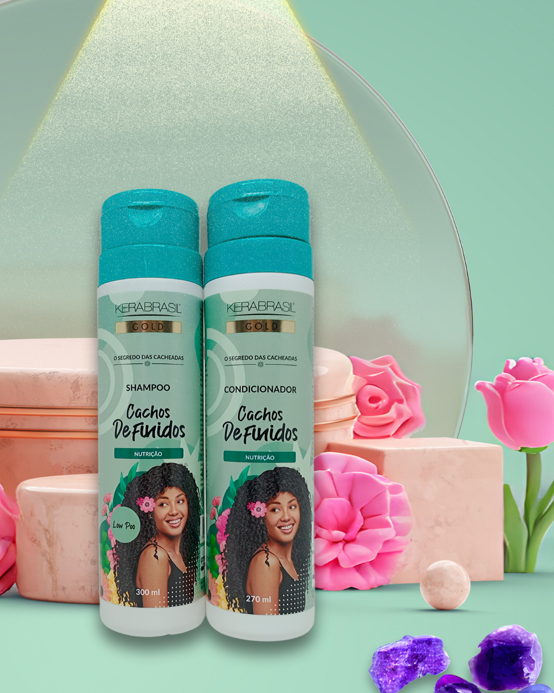 Kit Cachos Definidos Shampoo (300ml) e Co...