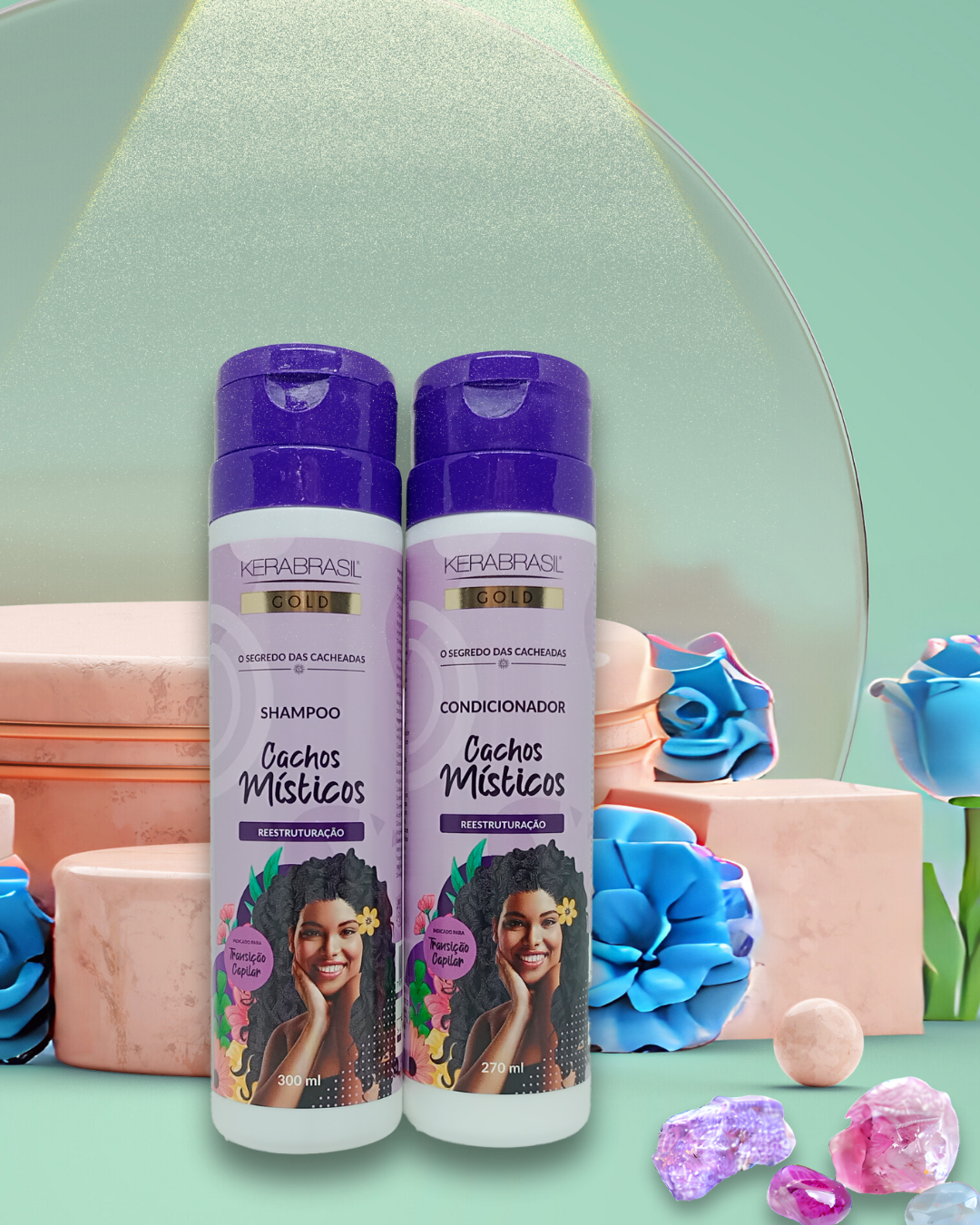 Kit Cachos Místicos Shampoo (300ml) e Con...