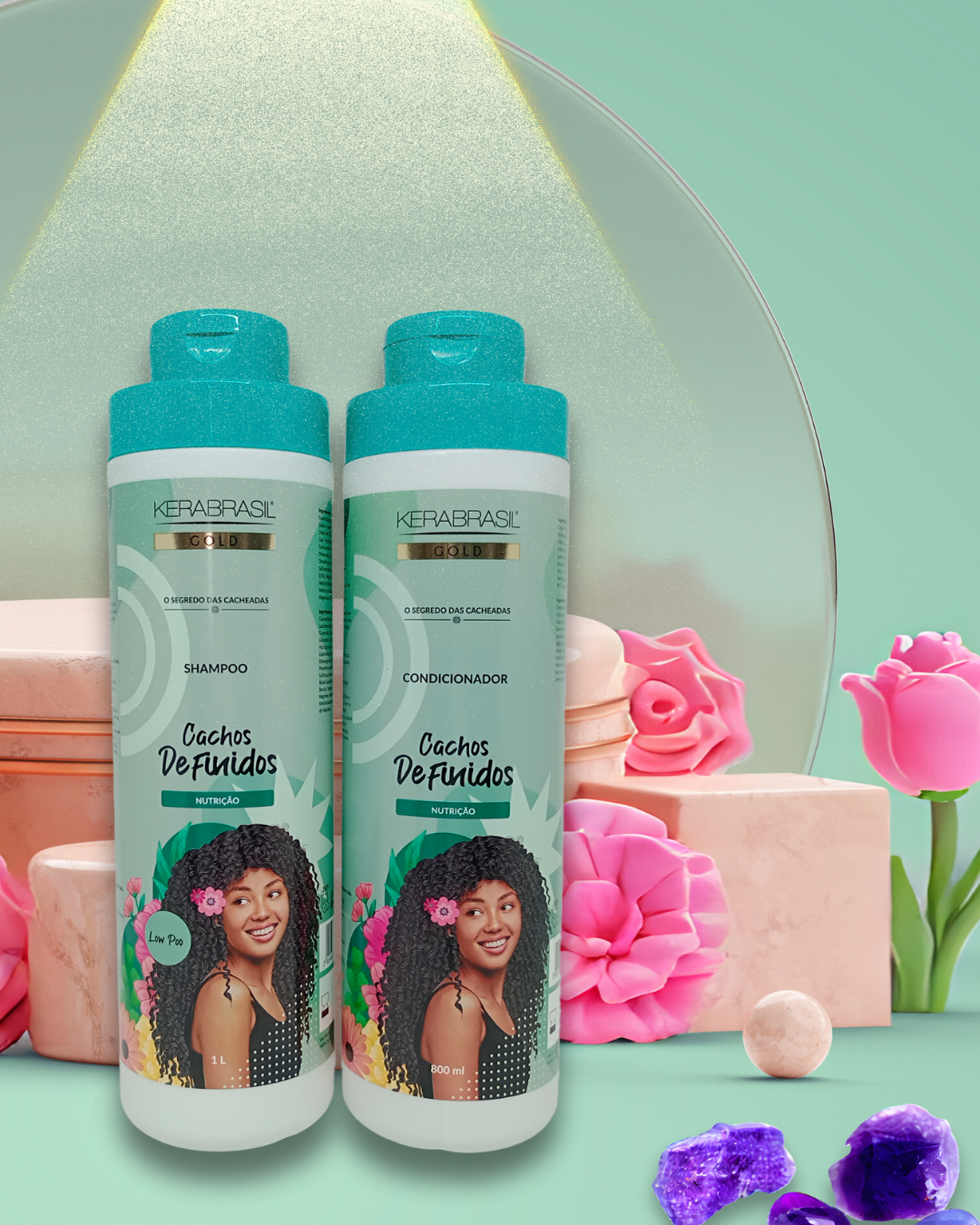 Kit Cachos Definidos Shampoo (1L) e Condi...