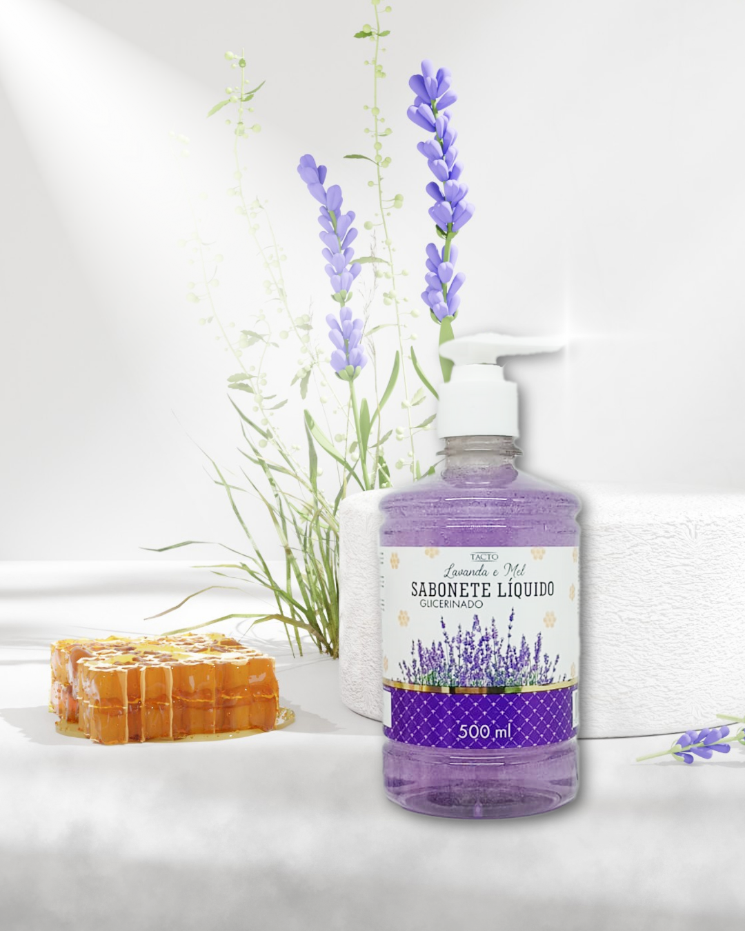 Sabonete Líquido Lavanda e Mel 500ml