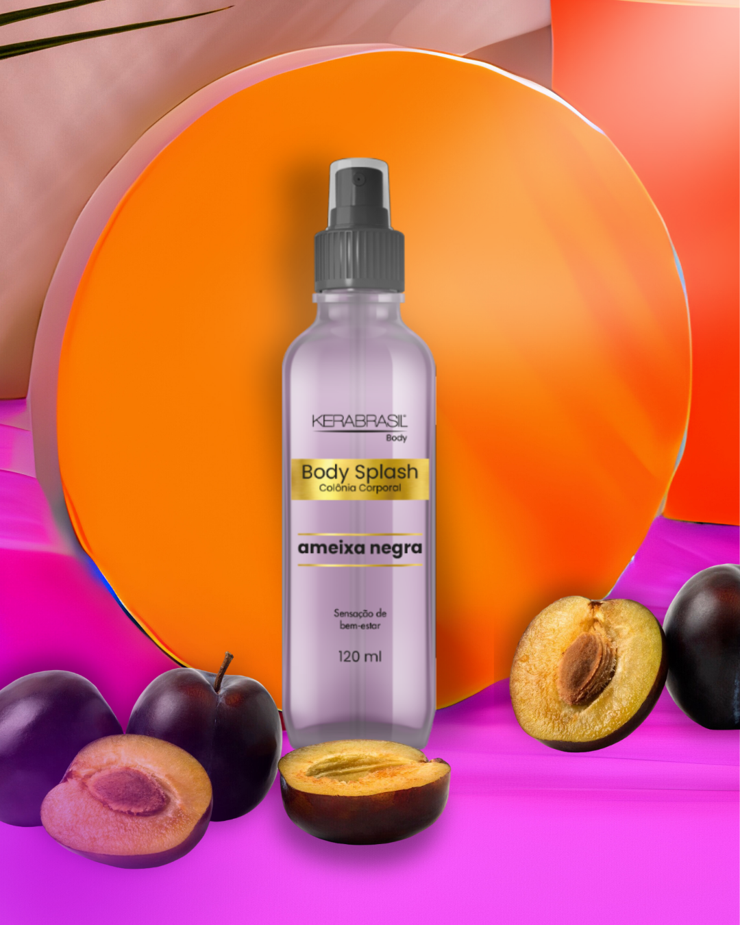 Body Splash Ameixa Negra 120ml