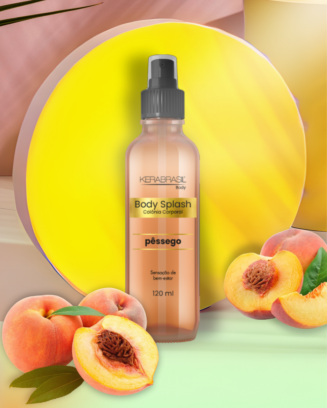 Body Splash Pêssego 120ml