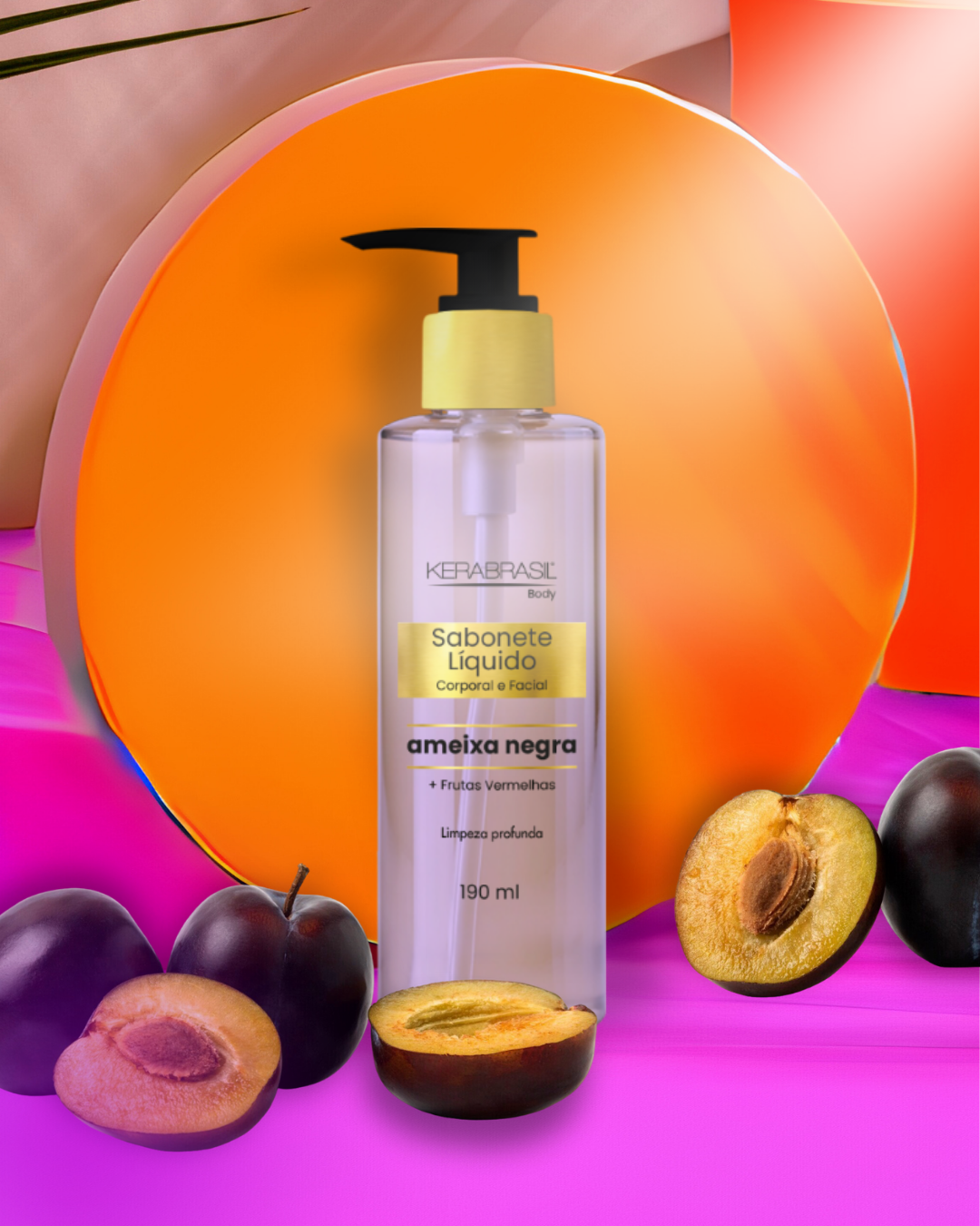 Sabonete Líquido Ameixa Negra 190ml