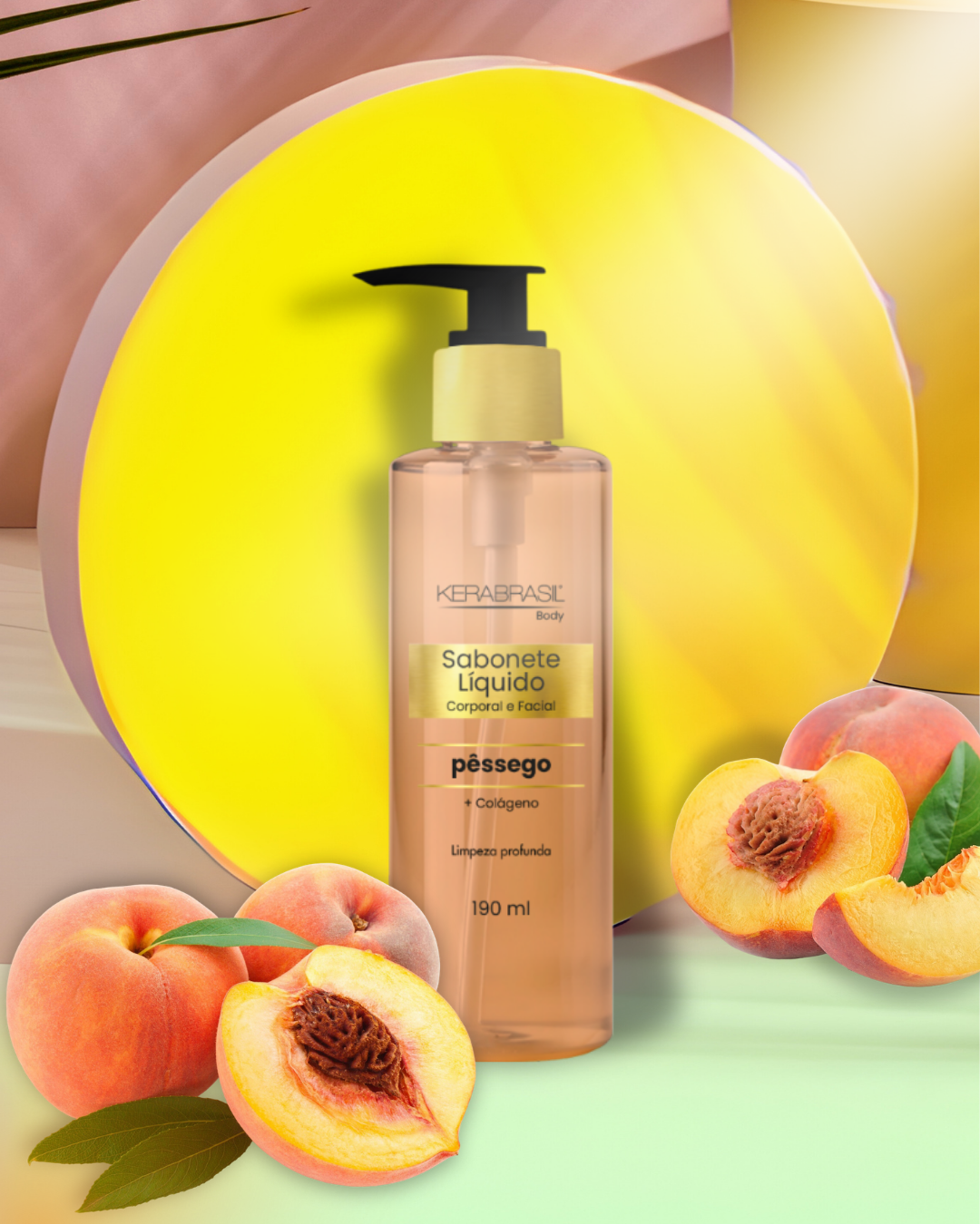 Sabonete Líquido Pêssego 190ml