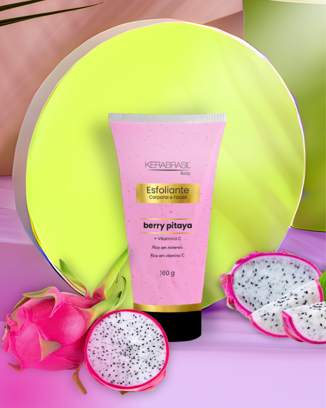 Esfoliante Corporal e Facial Berry Pitaya...