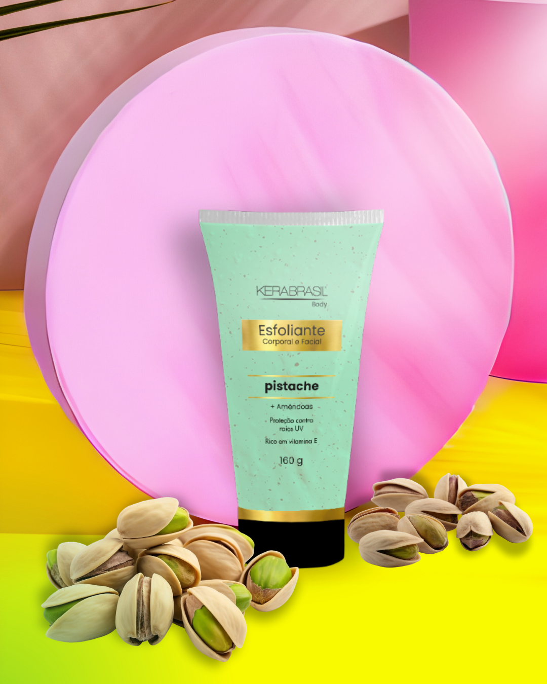 Esfoliante Corporal e Facial Pistache 160g