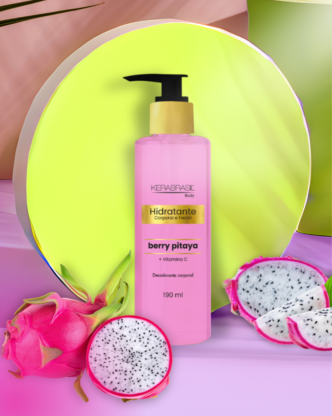 Hidratante Corporal e Facial Berry Pitaya...