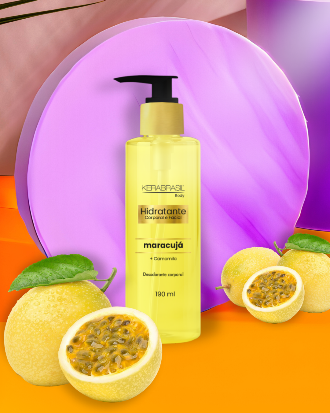 Hidratante Corporal e Facial Maracujá 190ml