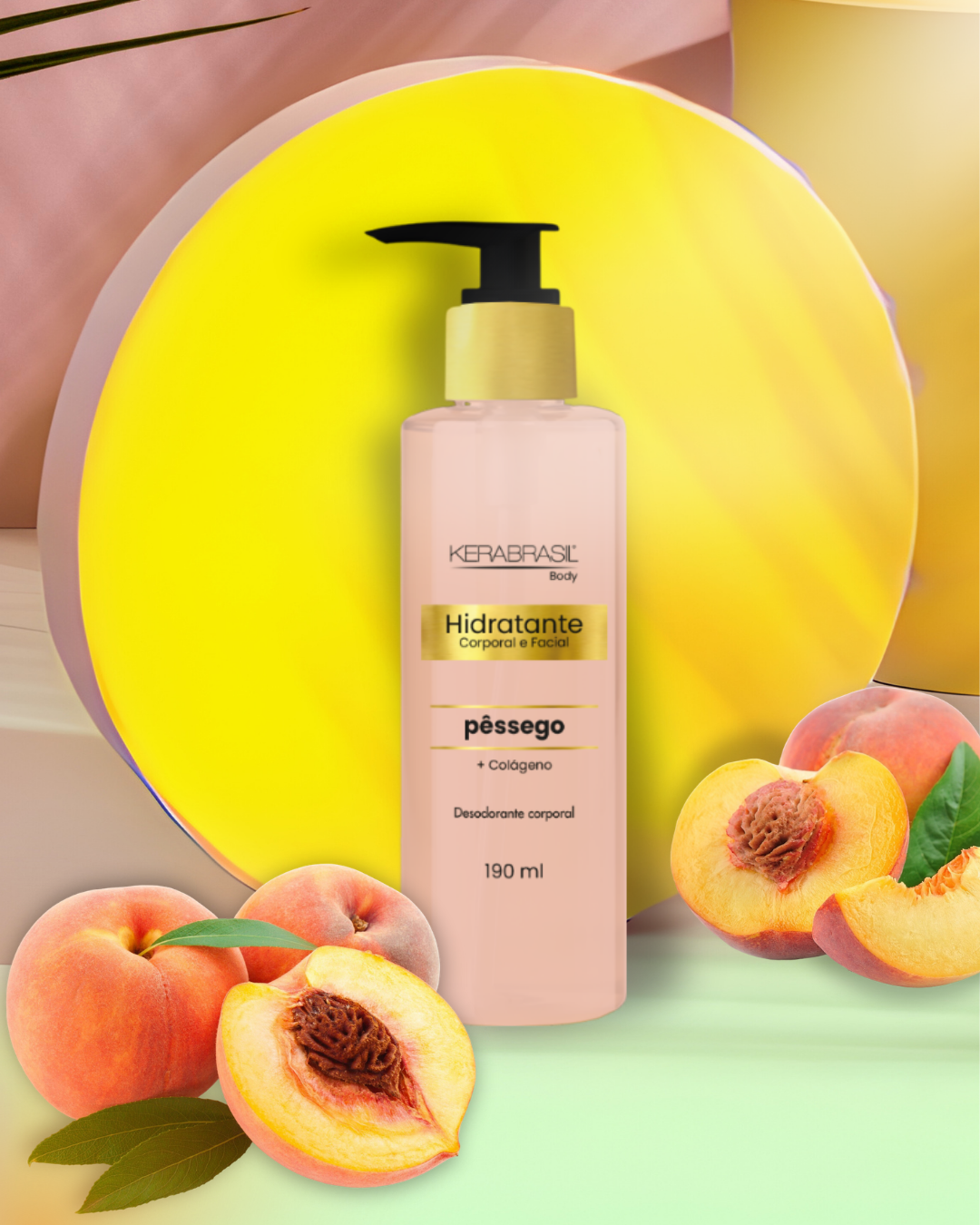 Hidratante Corporal e Facial Pêssego 190ml