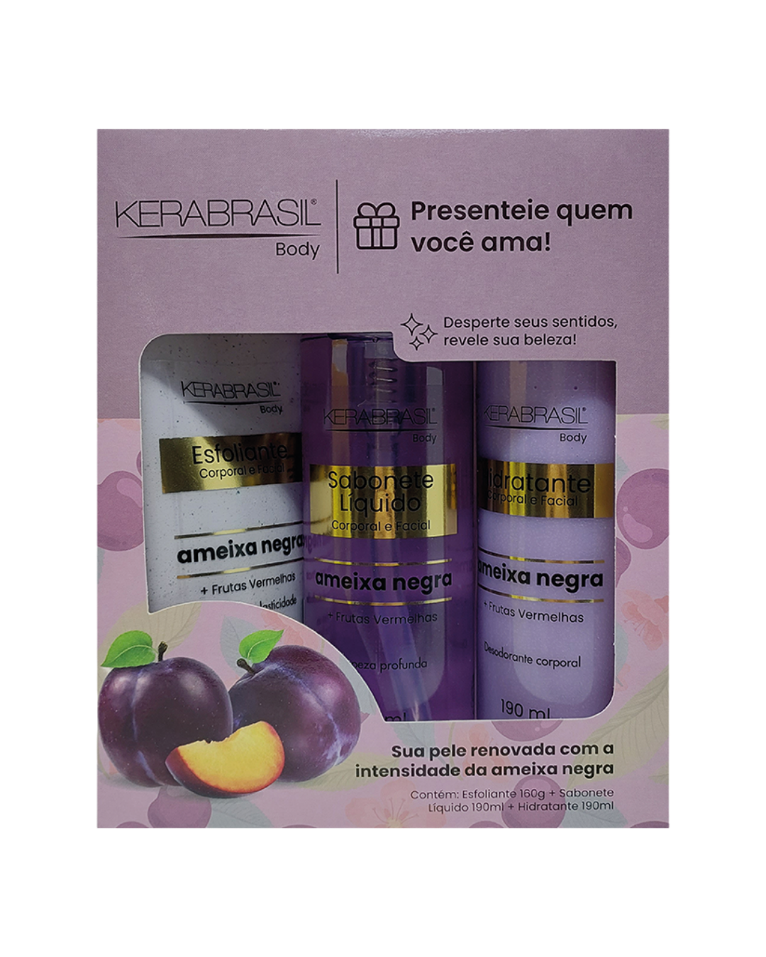 Kit Presente Ameixa Negra