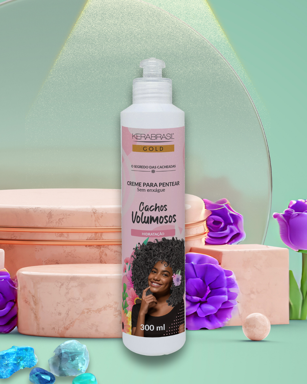 Creme para Pentear Cachos Volumosos 300ml