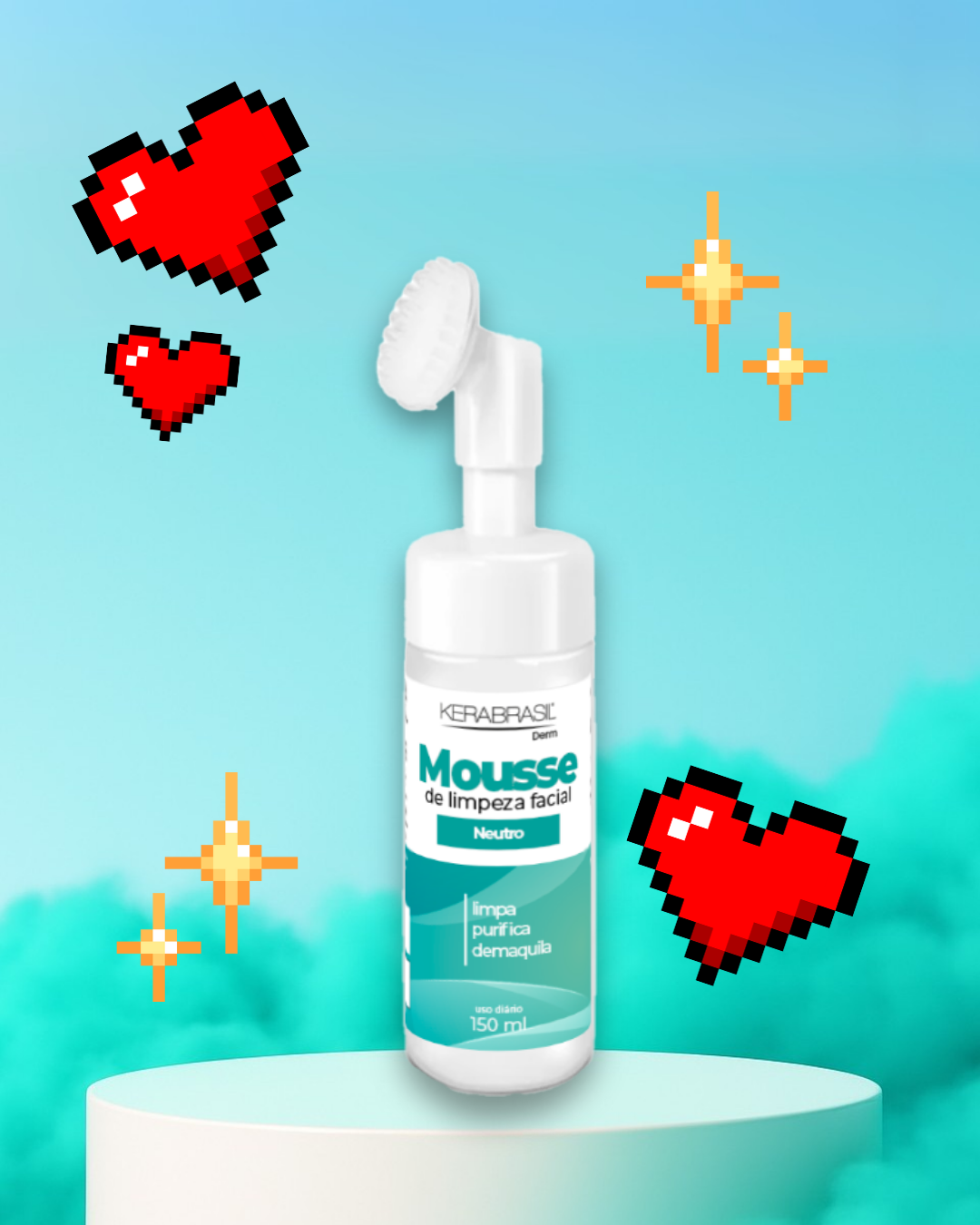 Mousse de Limpeza Facial Neutro