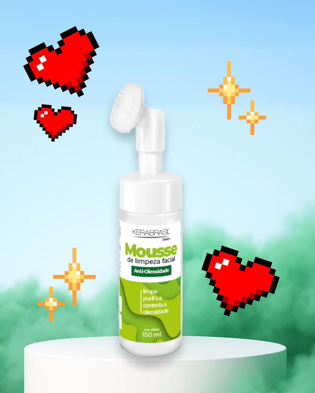 Mousse de Limpeza Facial Anti-Oleosidade
