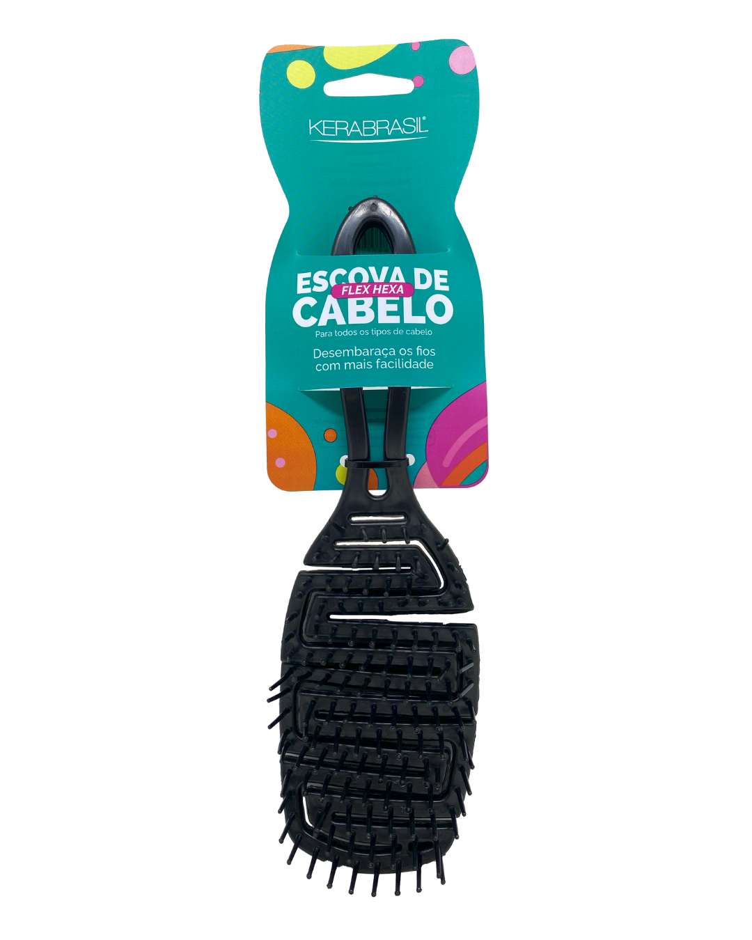 Escova de Cabelo Flex Hexa