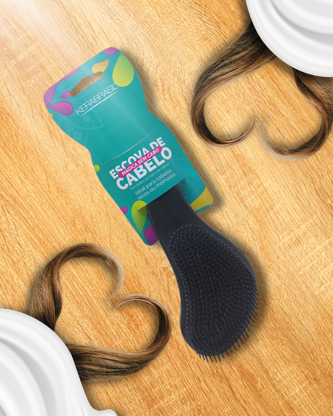 Escova de Cabelo Mágica sem Cabo