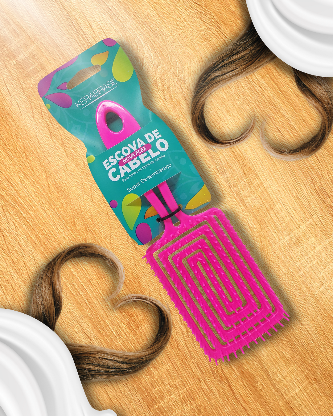 Escova de Cabelo Nova Flex