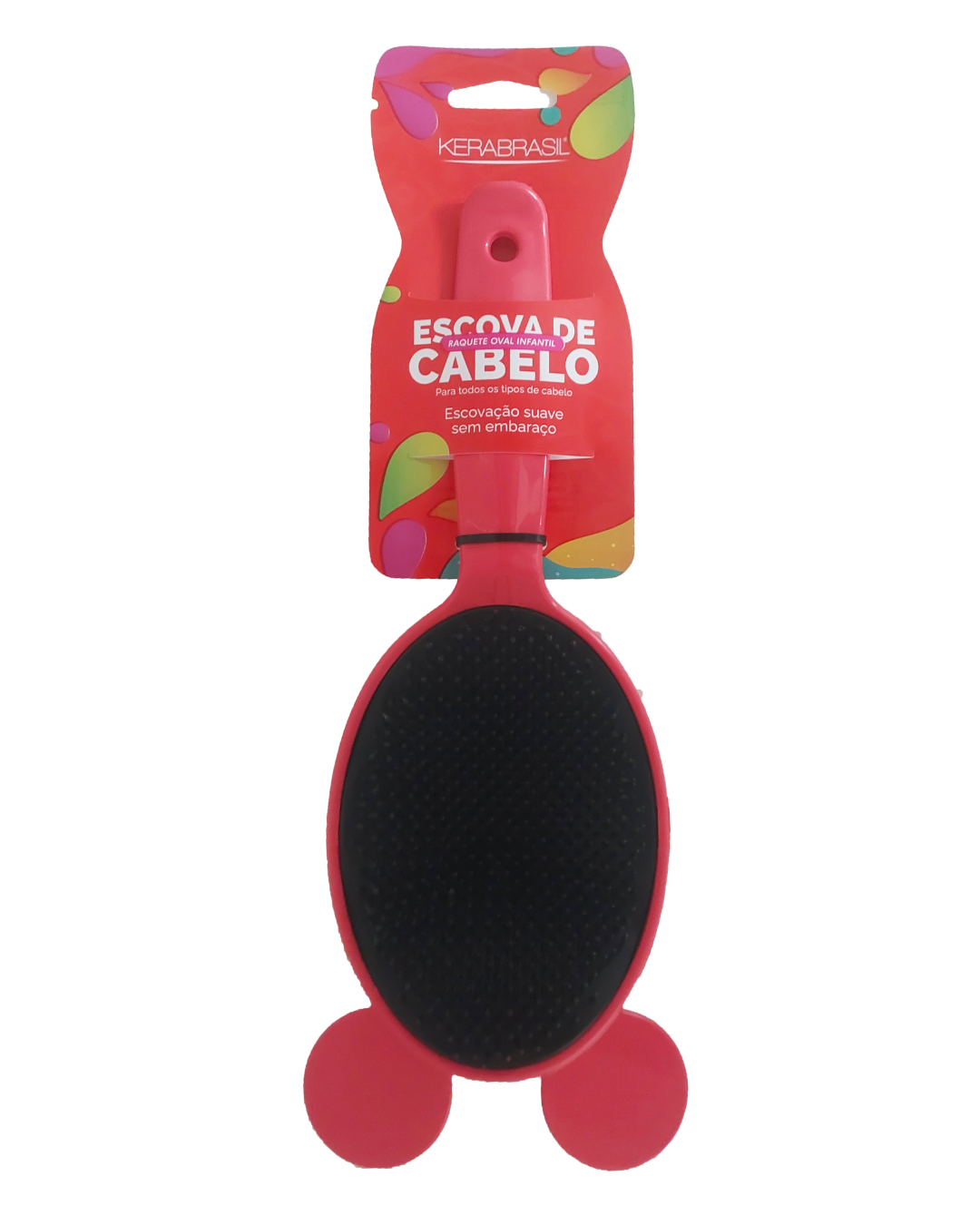 Escova de Cabelo Raquete Oval Infantil