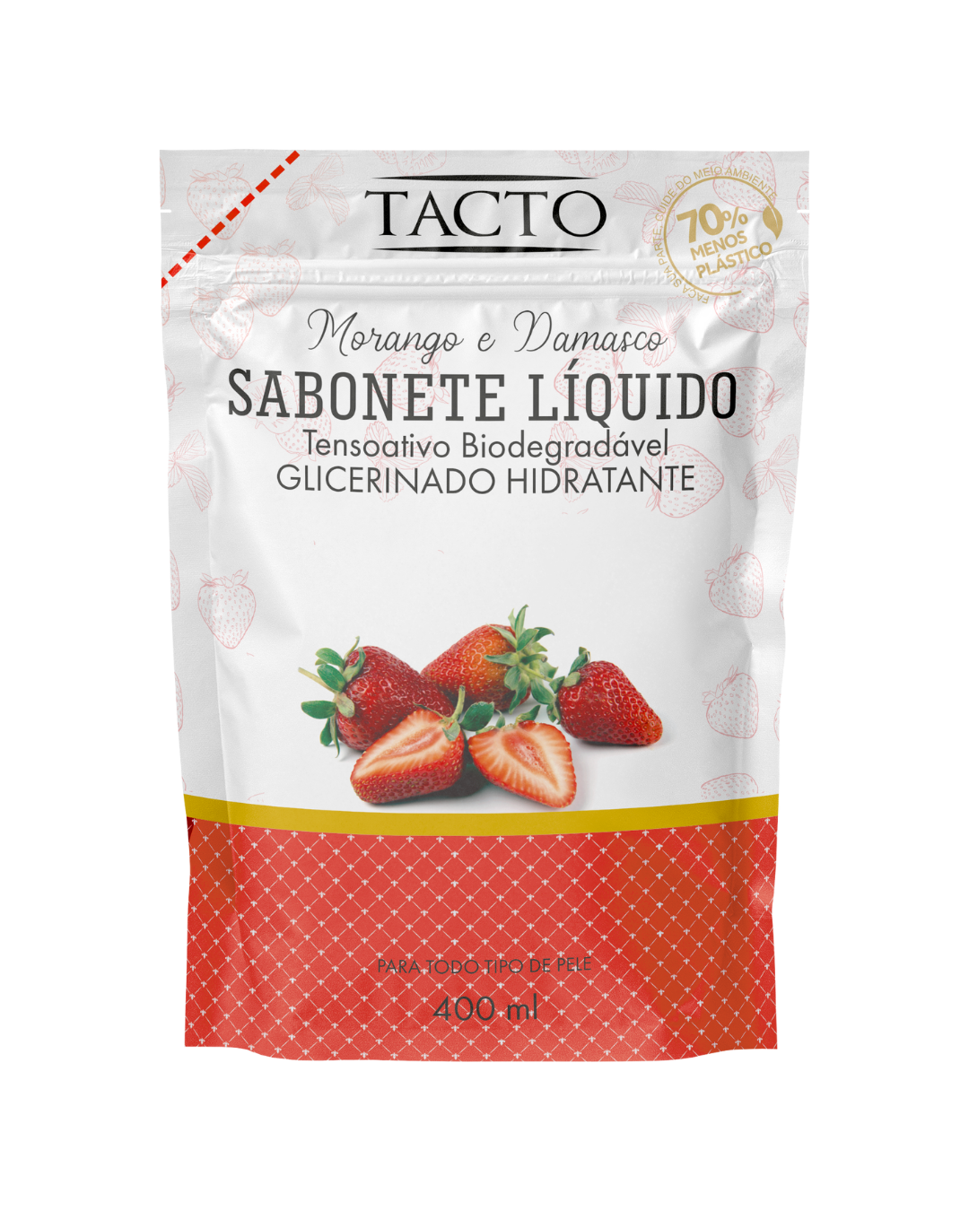 Sabonete Líquido Sachê Morango e Damasco ...