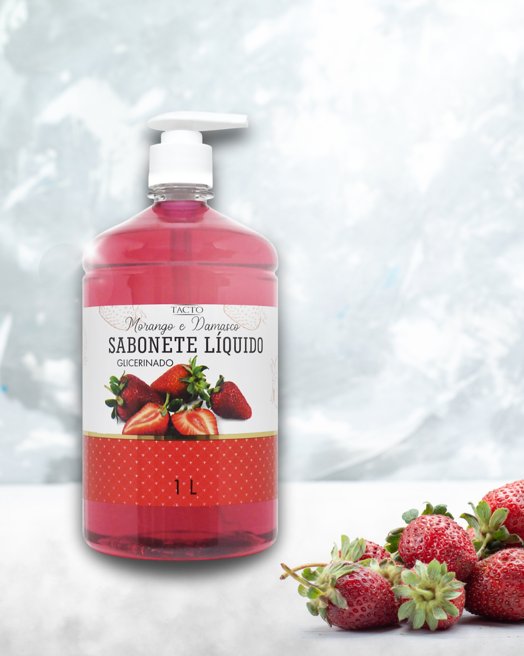 Sabonete Líquido Morango e Damasco 1L