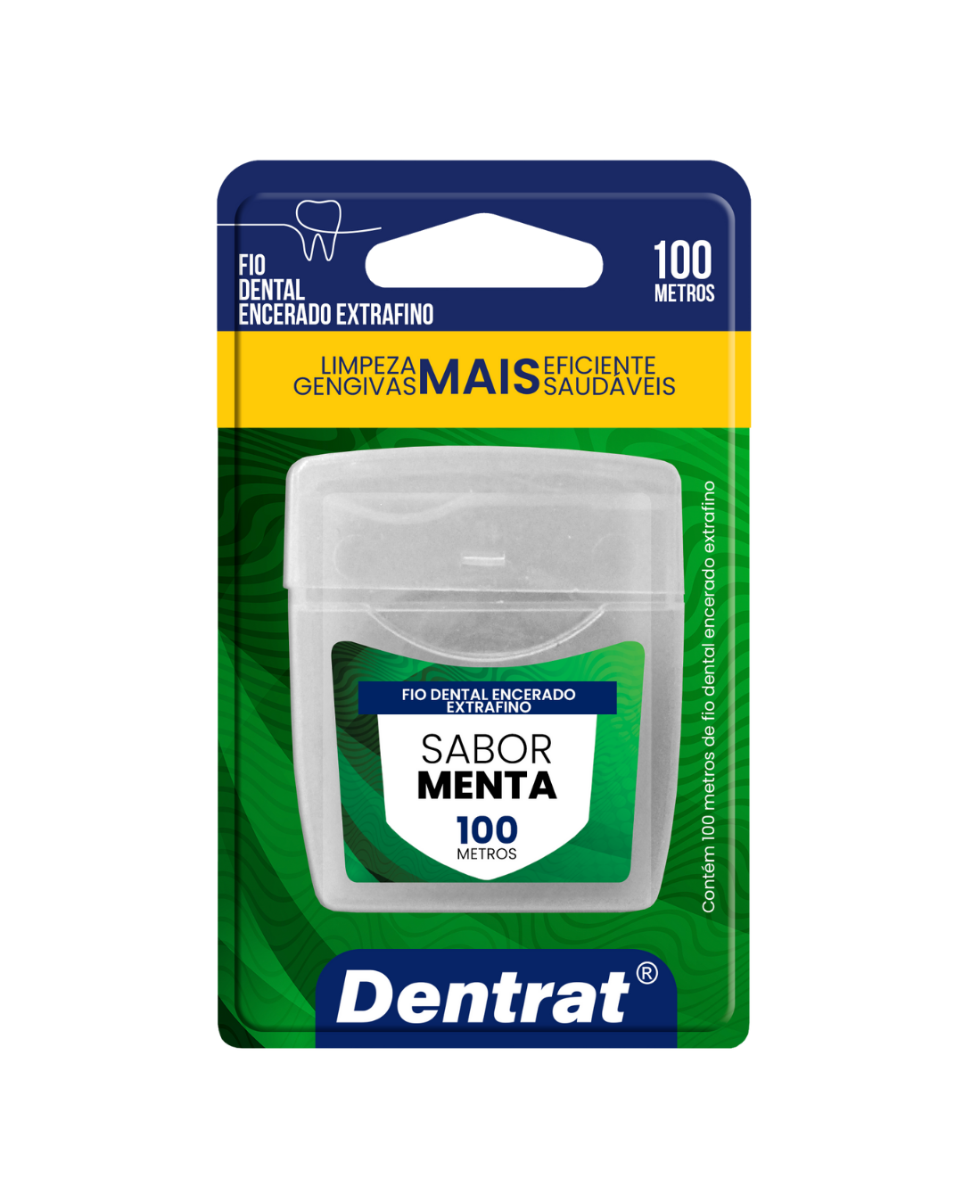 Fio Dental Menta Extra Fino 100m