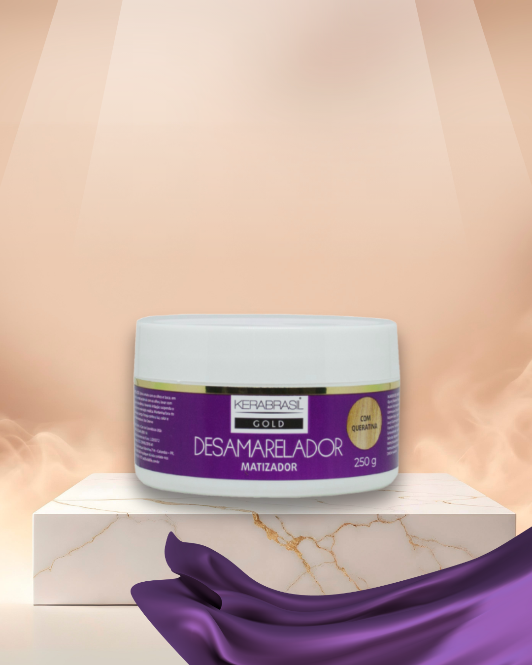 Máscara de Tratamento Matizador Desamarel...