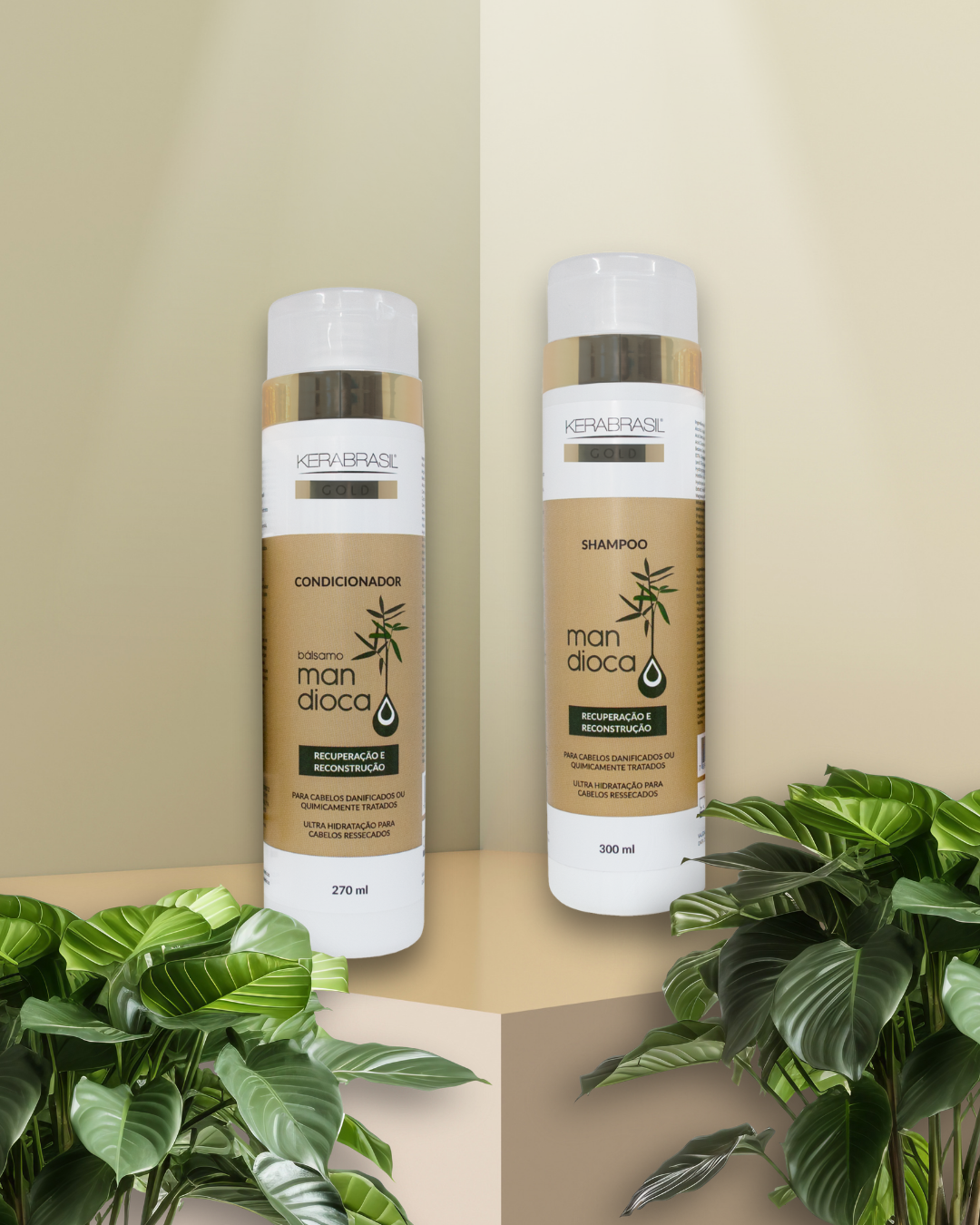 Kit Mandioca Shampoo (300ml) e Condiciona...