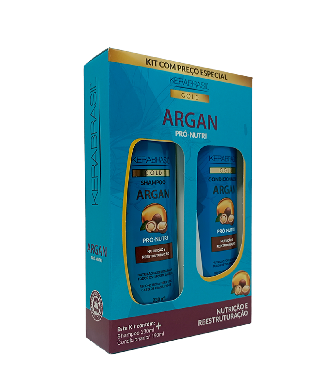 Kit Argan Shampoo (230ml) e Condicionador...