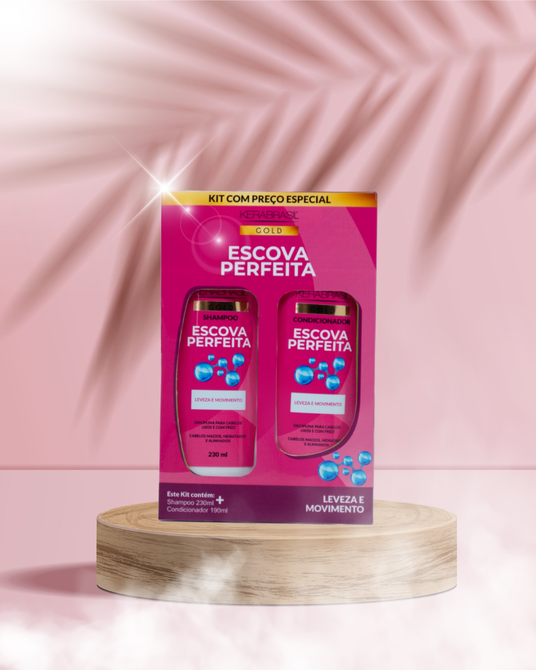 Kit Escova Perfeita Shampoo (230ml) e Con...