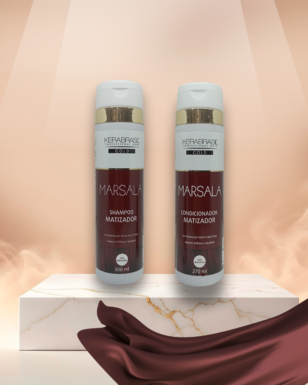 Kit Matizador Marsala Shampoo (300ml) e  ...