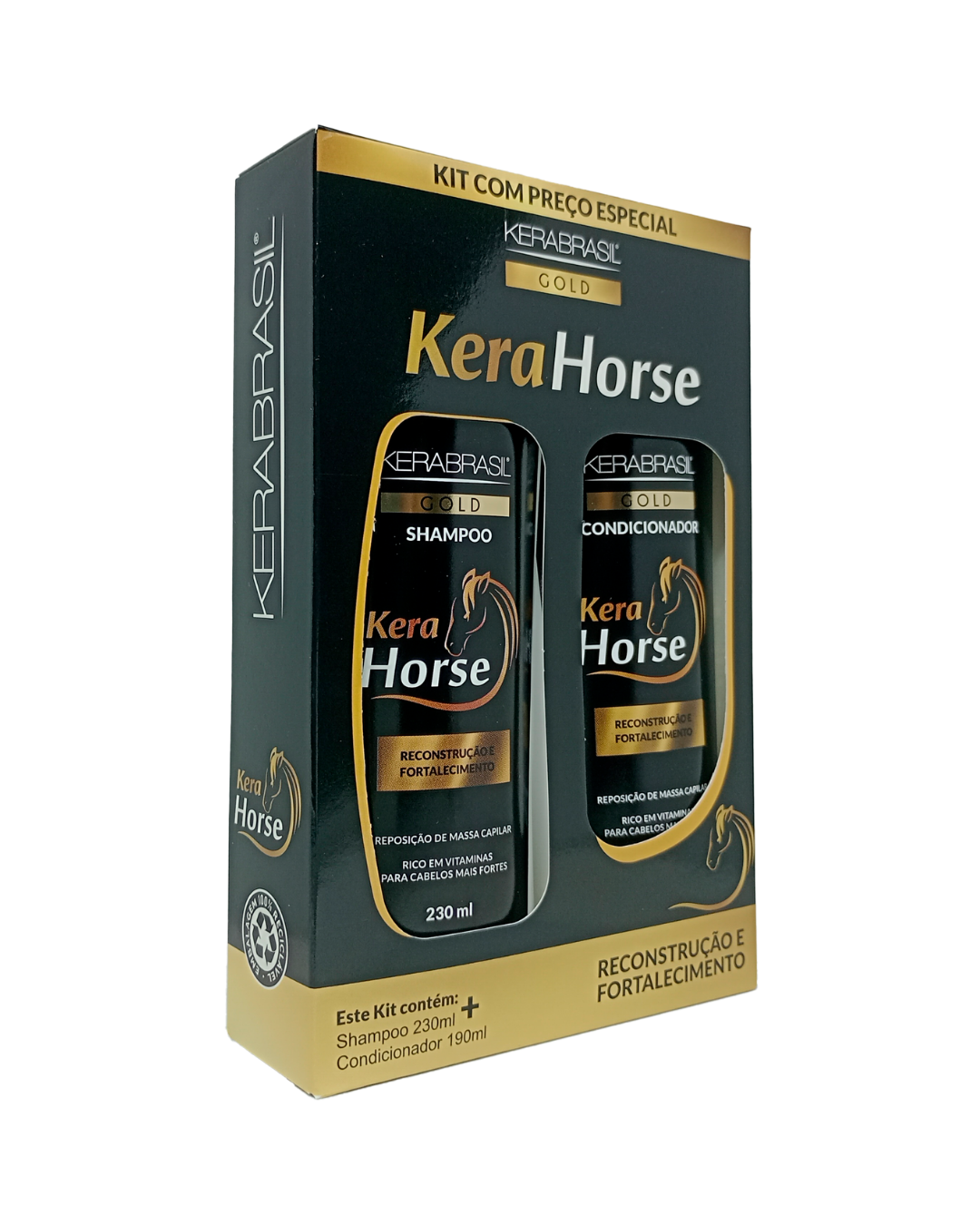 Kit Kera Horse Shampoo (230ml) e Condicio...
