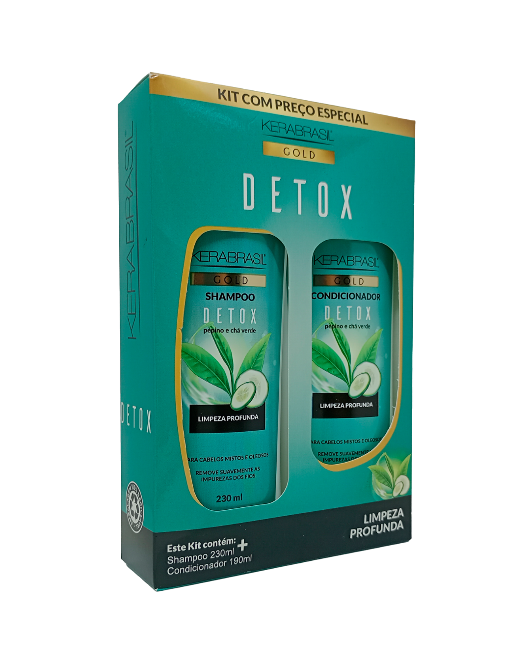 Kit Detox Shampoo (230ml) e Condicionador...
