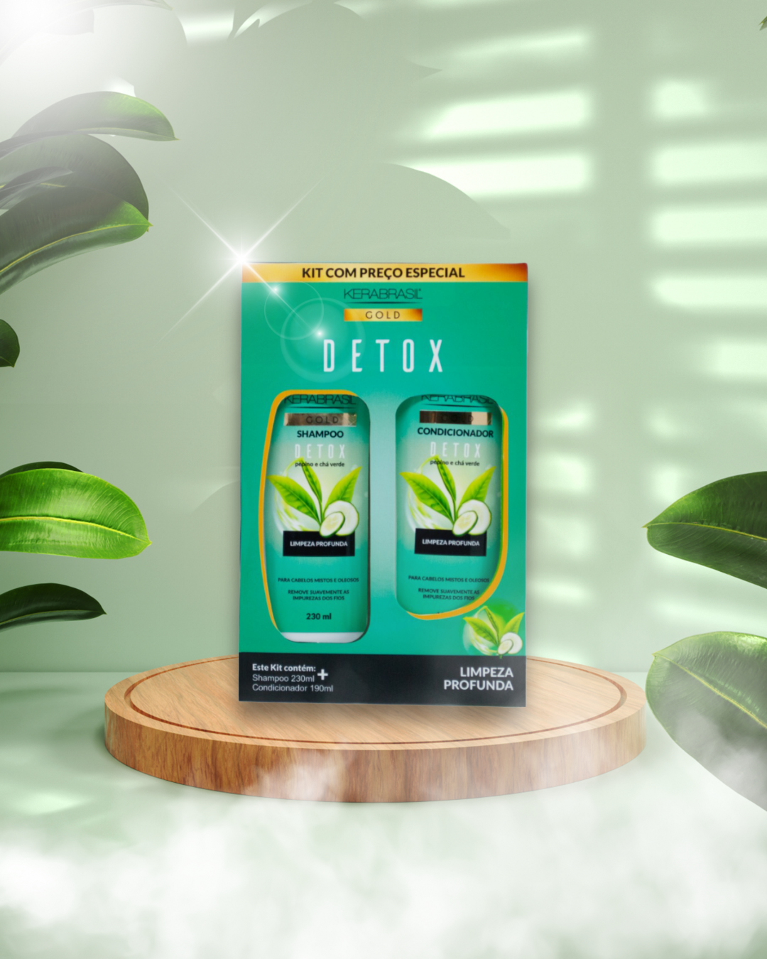 Kit Detox Shampoo (230ml) e Condicionador...