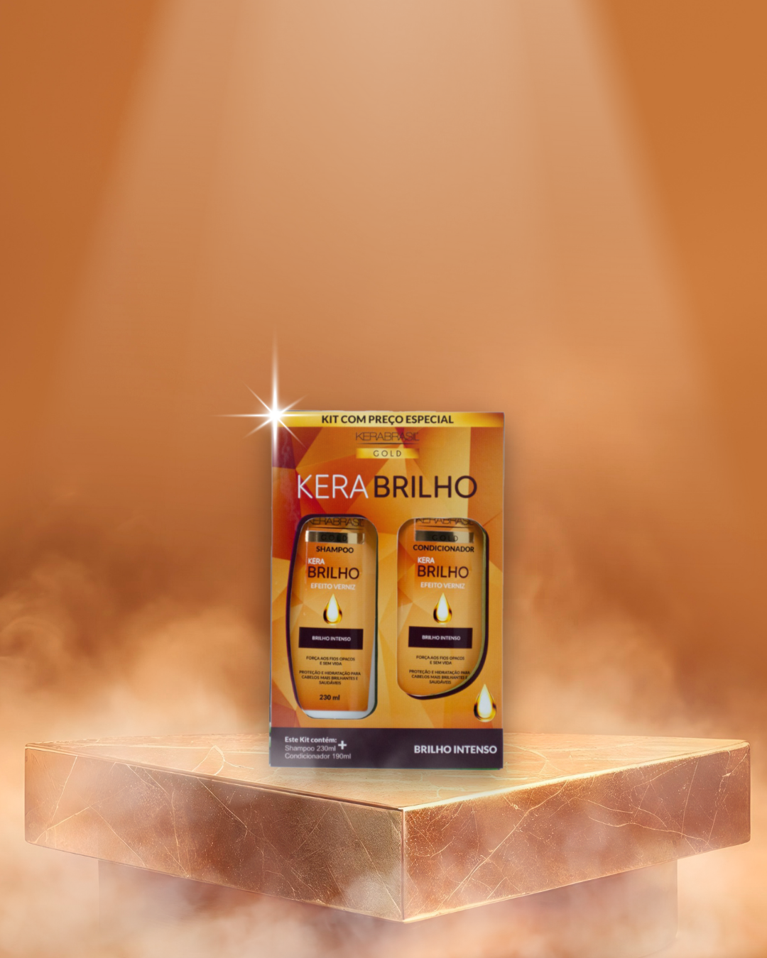 Kit Kera Brilho Shampoo (230ml) e Condici...