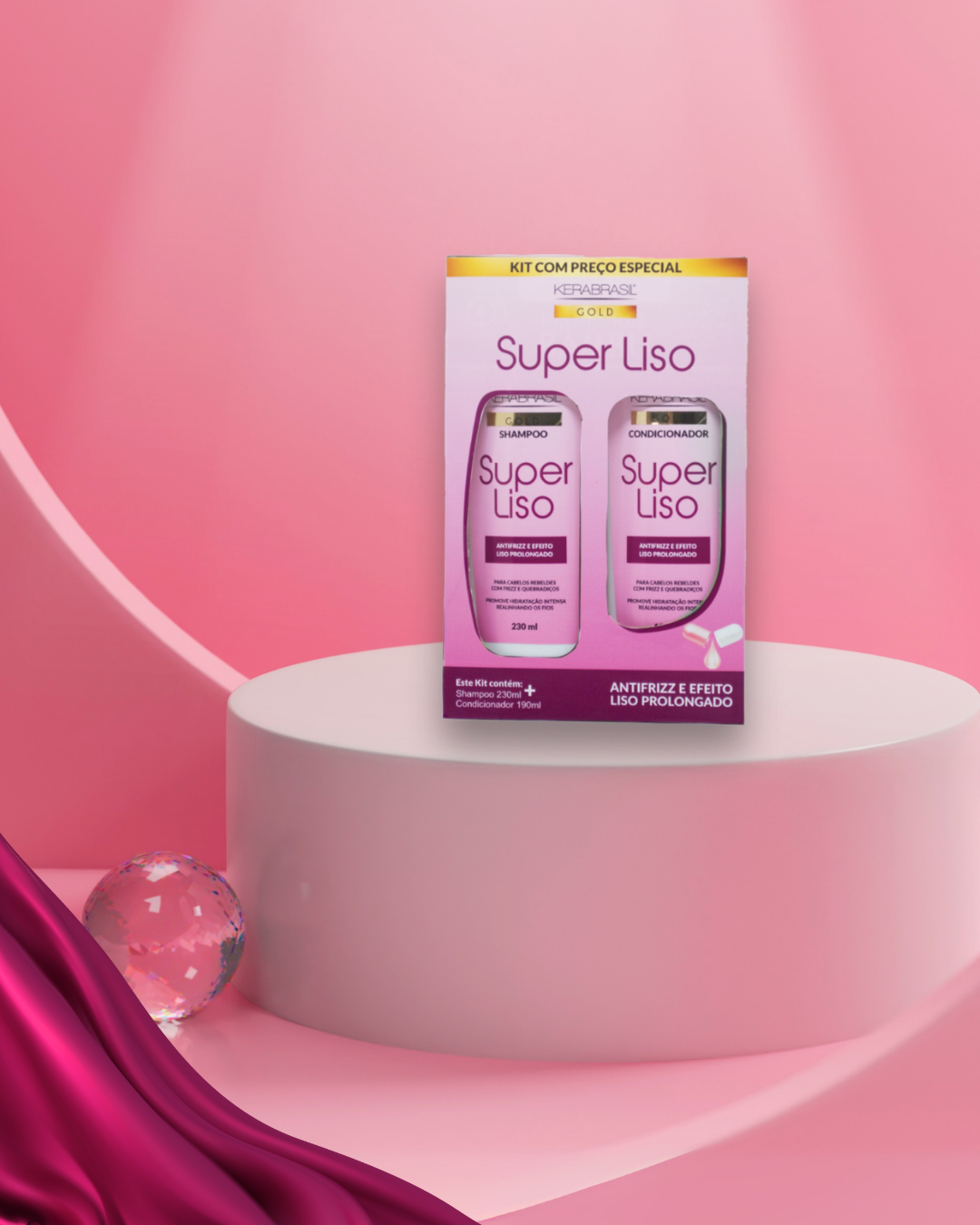 Kit Super Liso Shampoo (230ml) e Condicio...