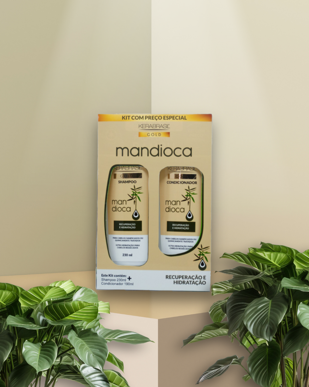 Kit Mandioca Shampoo (230ml) e Condiciona...