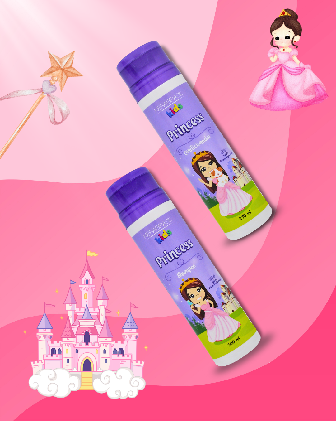 Kit Princess Shampoo (300ml) e Condiciona...