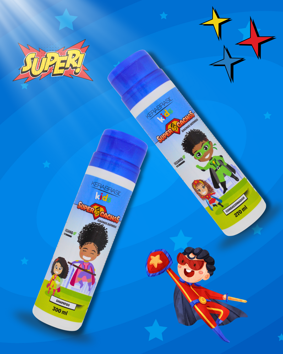 Kit Super Cachos Shampoo (300ml) e Condic...