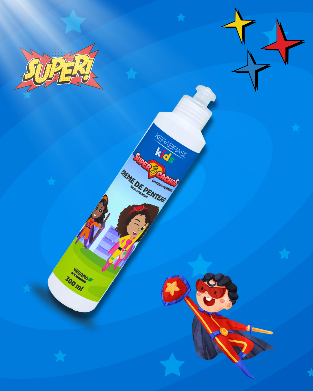 Creme para Pentear Super Cachos 300ml