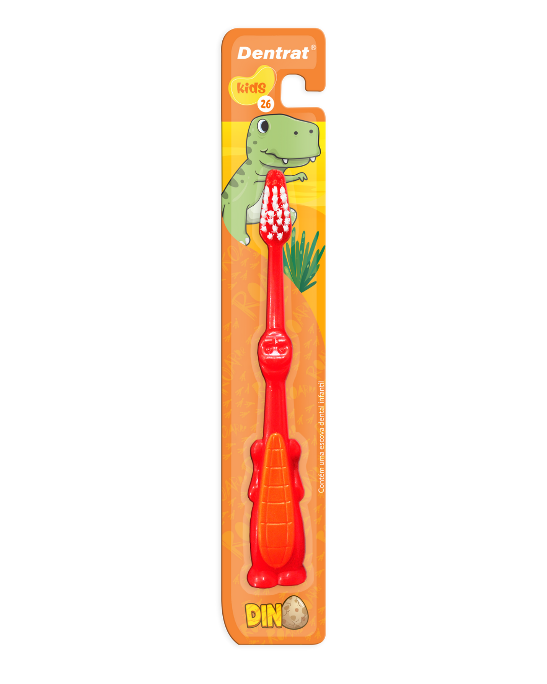 Escova Dental Infantil Dino