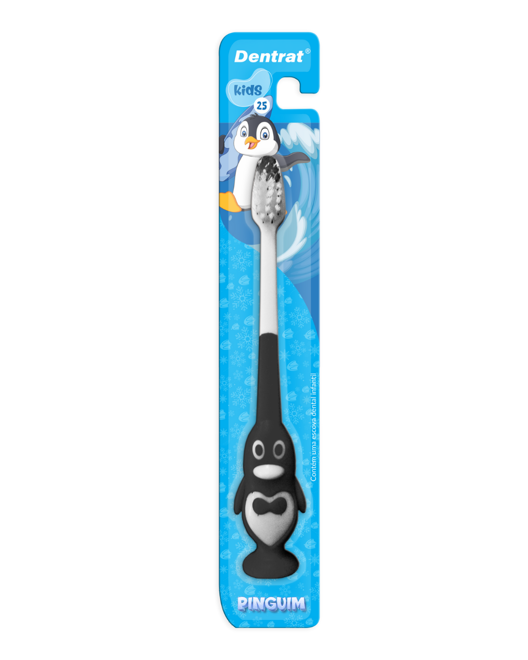 Escova Dental Infantil Pinguim