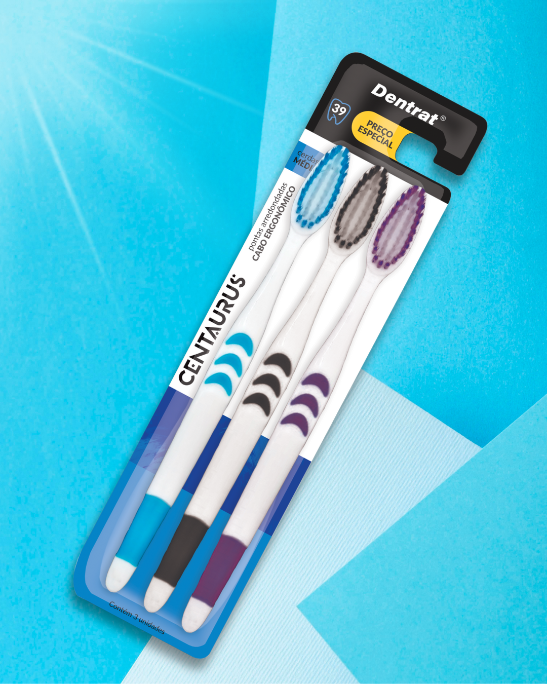 Kit Escova Centaurus c/3