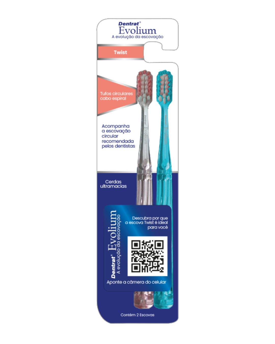 Escova Dental Twist c/2
