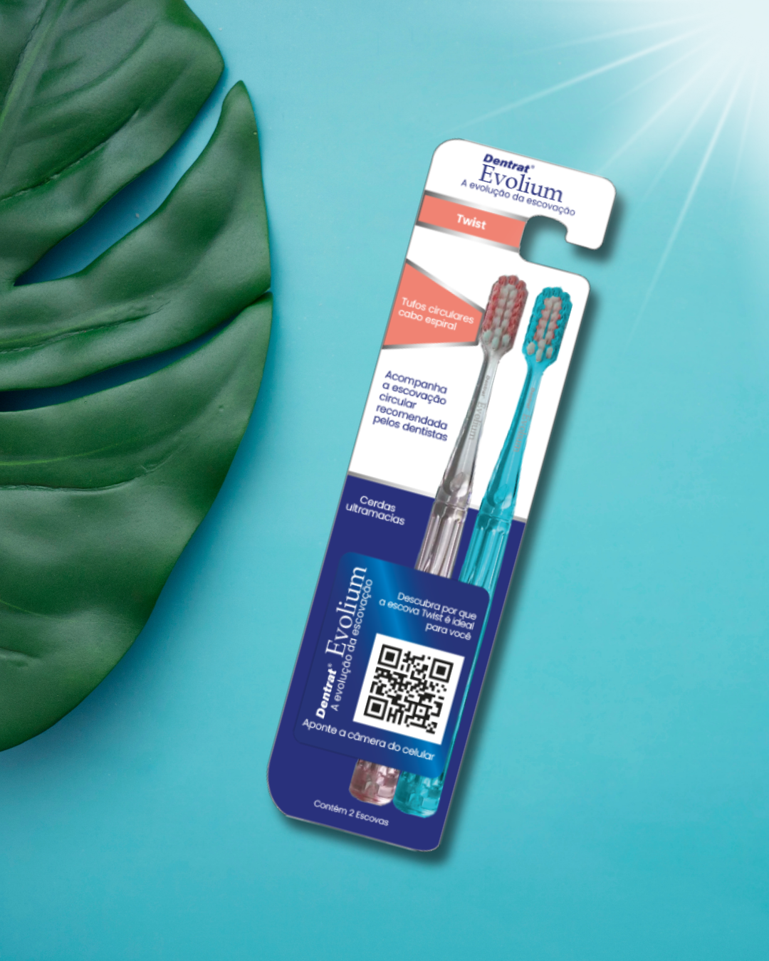 Escova Dental Twist c/2