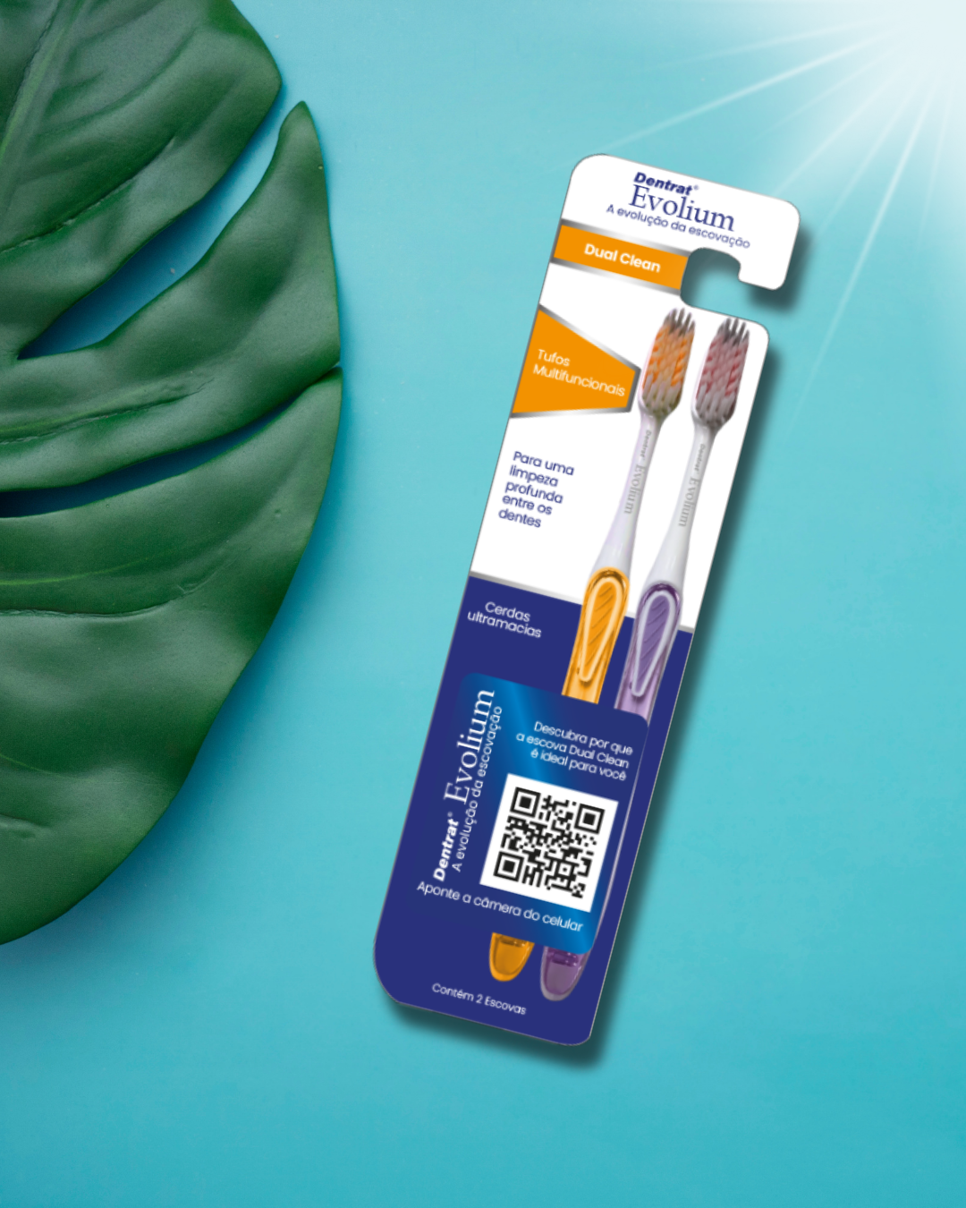 Escova Dental Dual Clean c/2